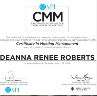 MPI Certificate in Meeting Management
